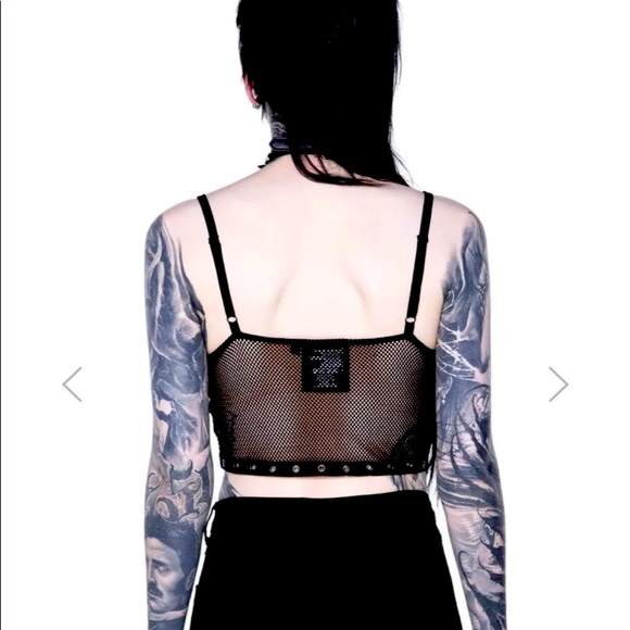 Killstar Terrorizer Fishnet Top, RARE, EUC! - Picture 2 of 5